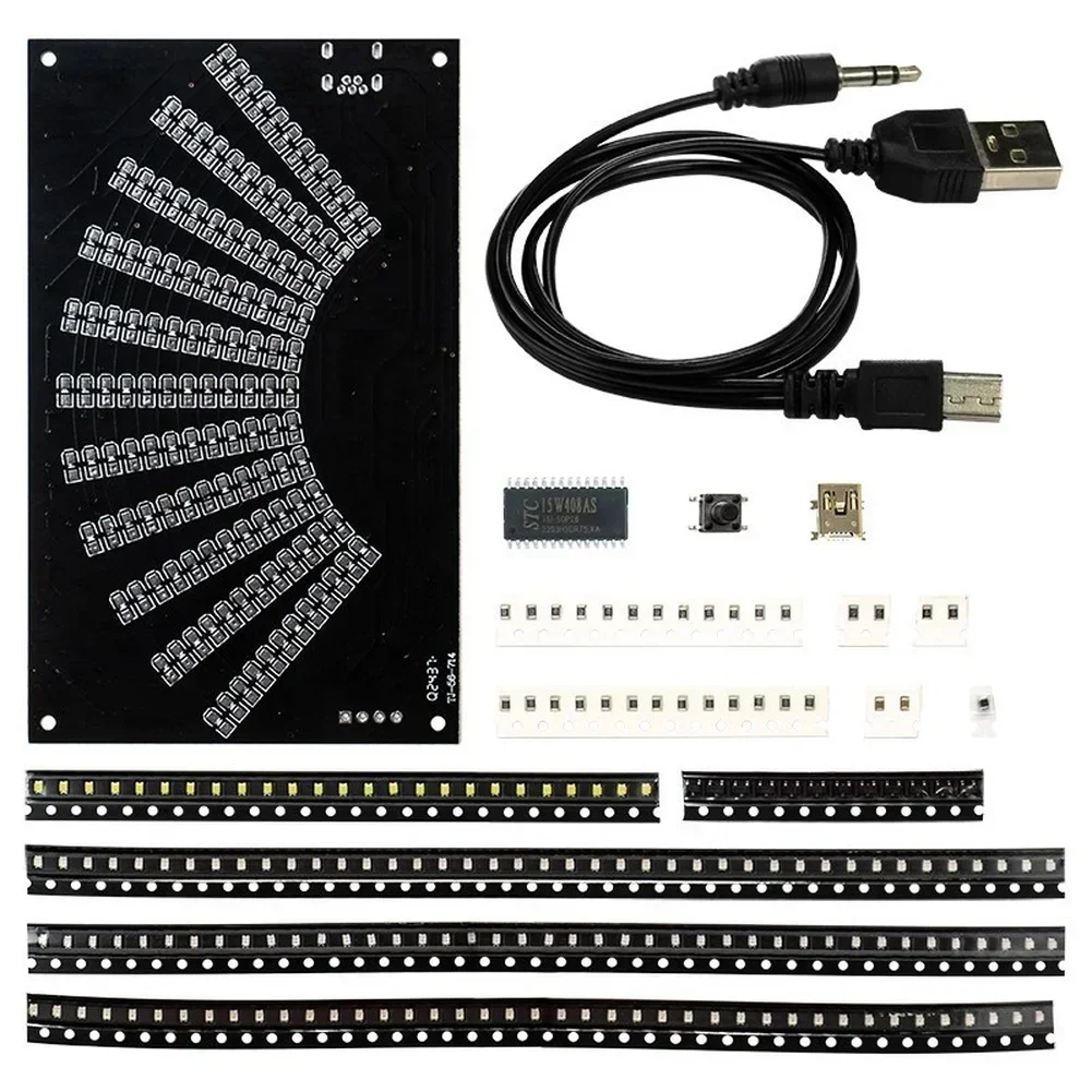 Audio Music Visualizer Free - DIY LED Müzik Spektrum Gösterge Kiti,