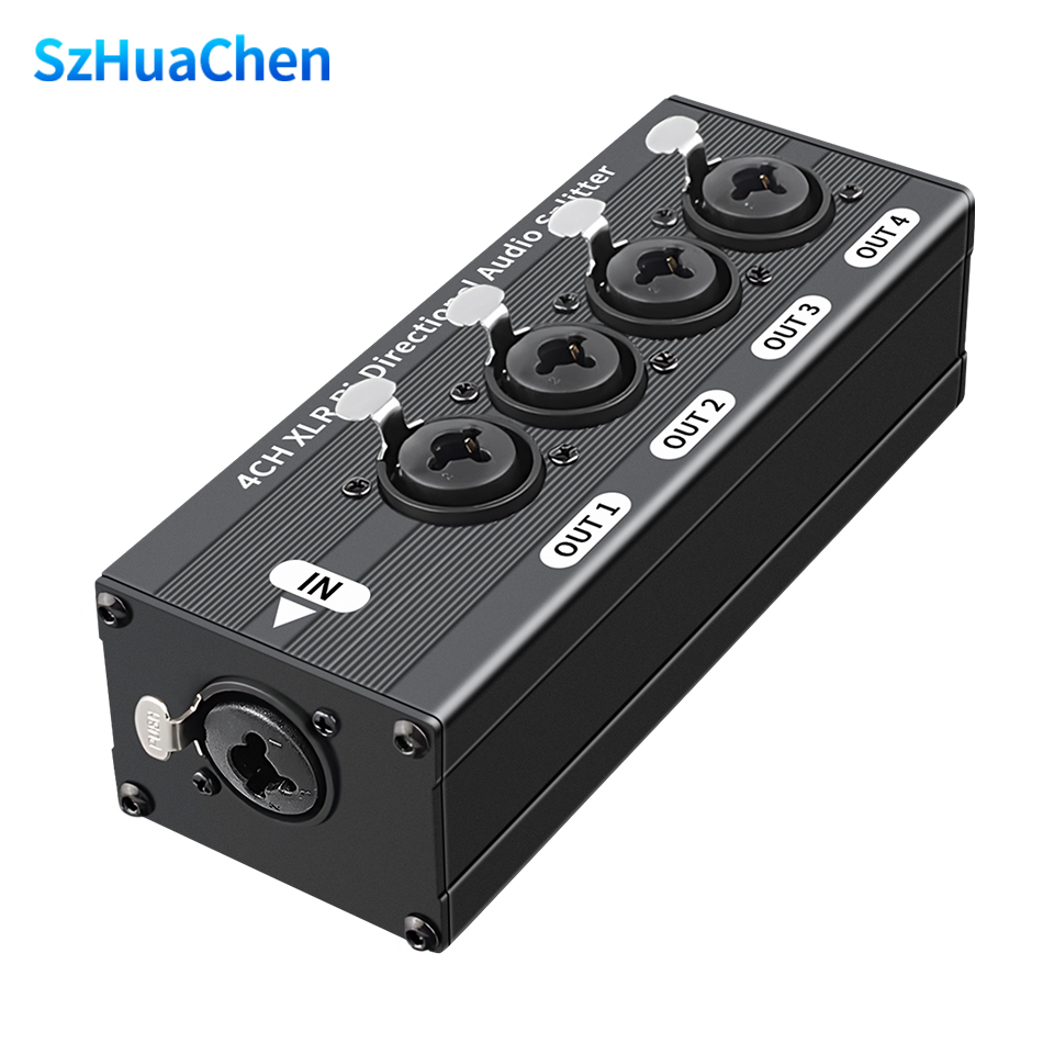 Cable Xlr Balanced - 6.35mm Girişli 1X4 XLR Dengeli Ses