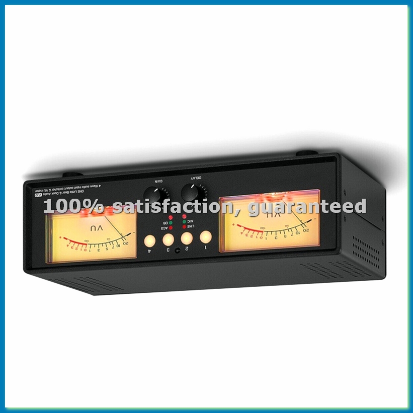 Audio Music Visualizer Free - MIC+LINE Analog Çift VU Metre Ses