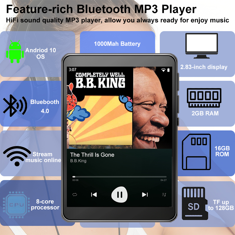 Audio Music Mp3 Download Free - WiFi MP3 Çalar Android 10 Spotify