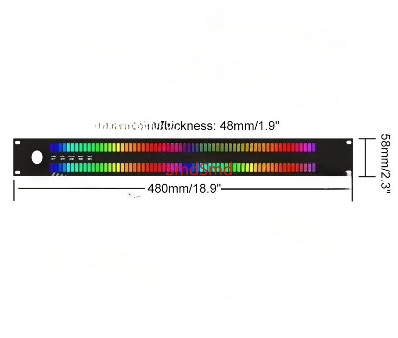 Audio Music Visualizer Free - 128 Işıklı LED Müzik Spektrum Göstergesi