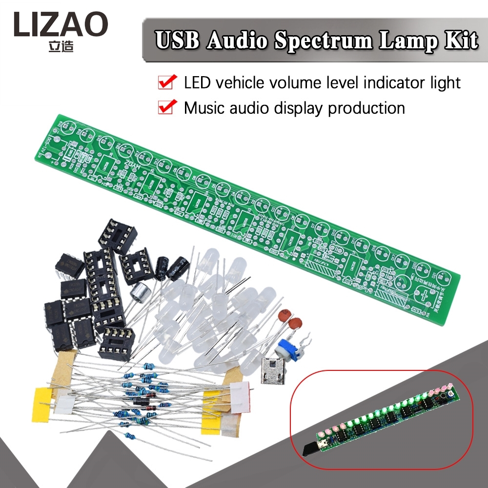 USB Ses Spektrum Lambası DIY K - Audio Music Visualizer Free incelemesi ve fiyatı