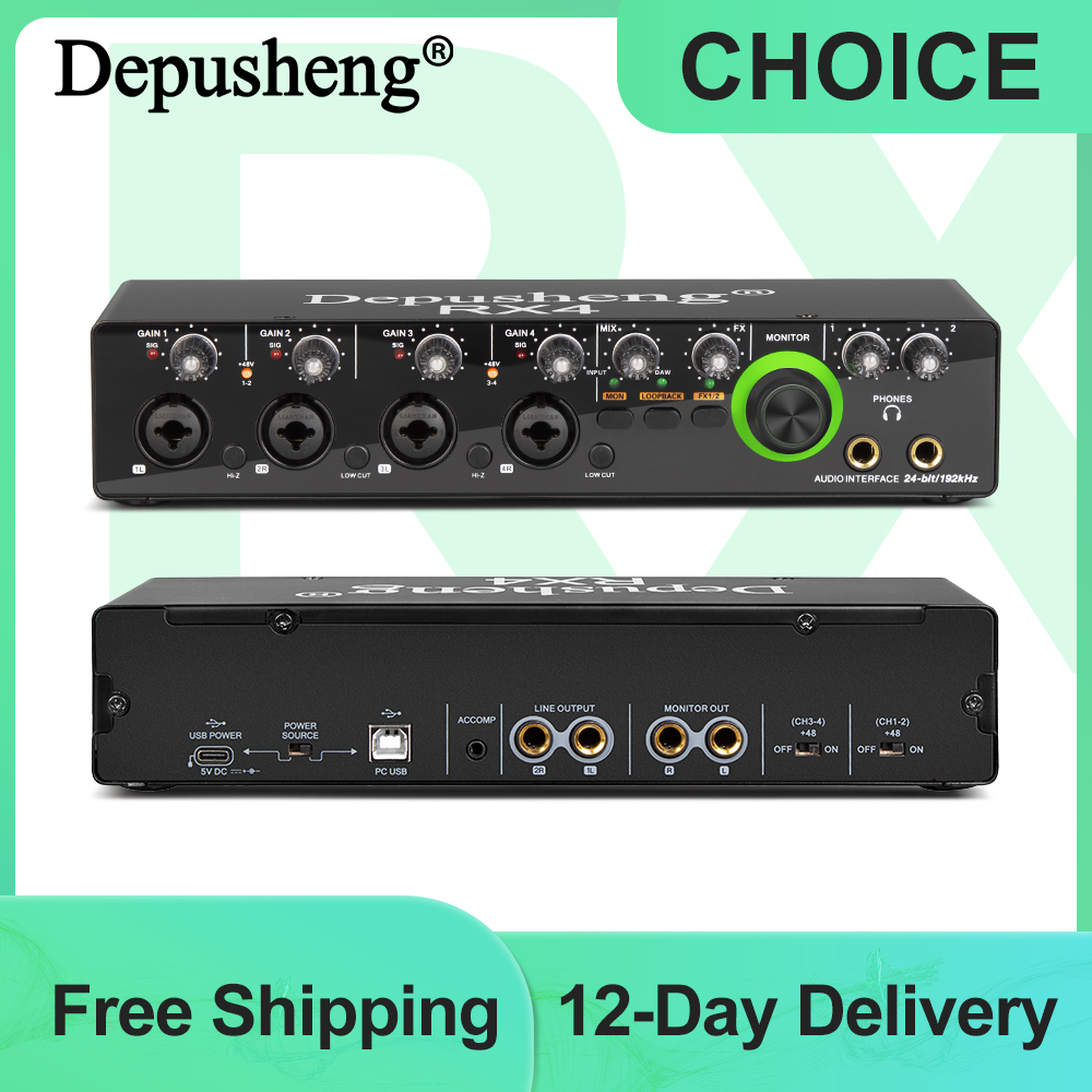 Depusheng Ses Arayüzü RX4 Ses  - Audio Music Converter incelemesi ve fiyatı