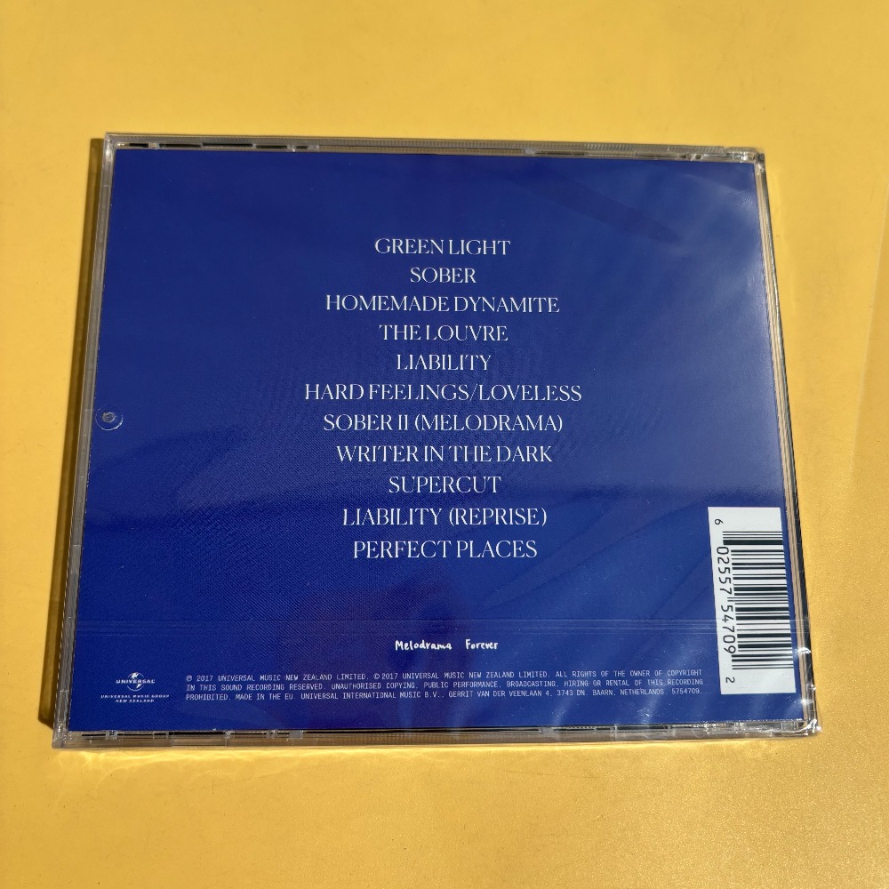 CD 'Melodrama' Lorde Pop Elekt - Audio Music Editing incelemesi ve fiyatı