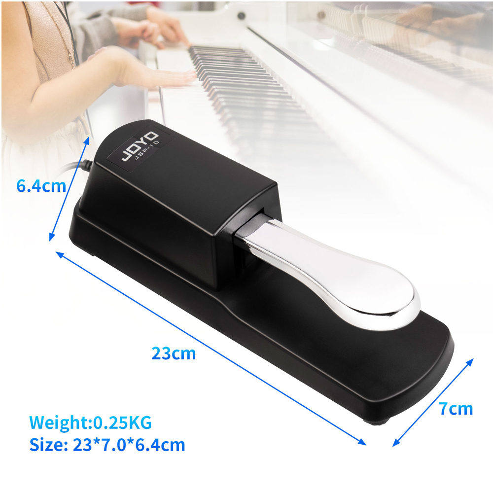 JOYO JSP-10 Sustain Pedalı 6.3 - Piano Sustain Pedal incelemesi ve fiyatı