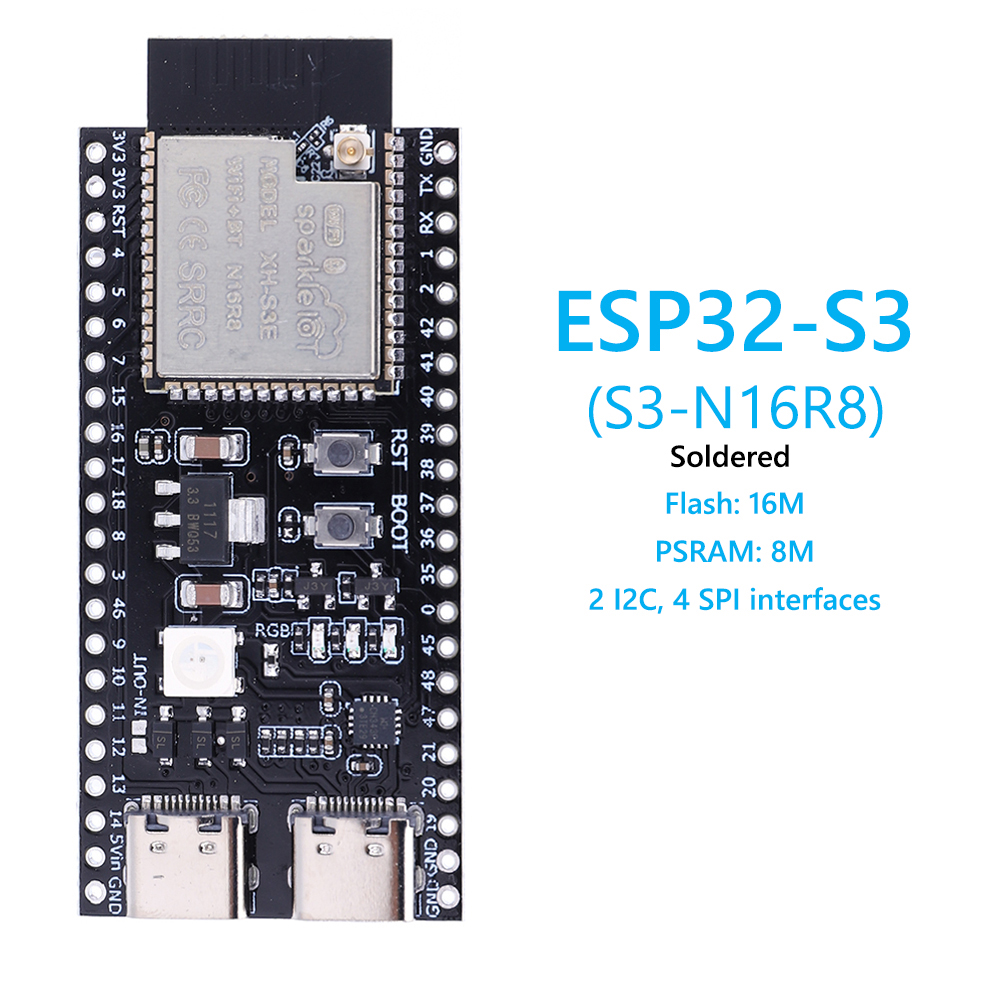 ESP32 S3 N16R8 N8R2 Genişletme - Audio Music Converter incelemesi ve fiyatı
