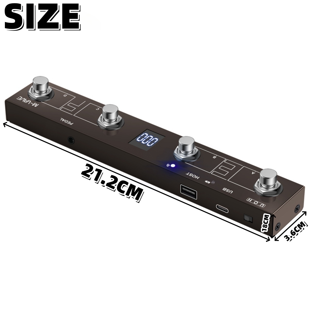 M-VAVE Chocolate Plus Kablosuz - Piano Sustain Pedal incelemesi ve fiyatı