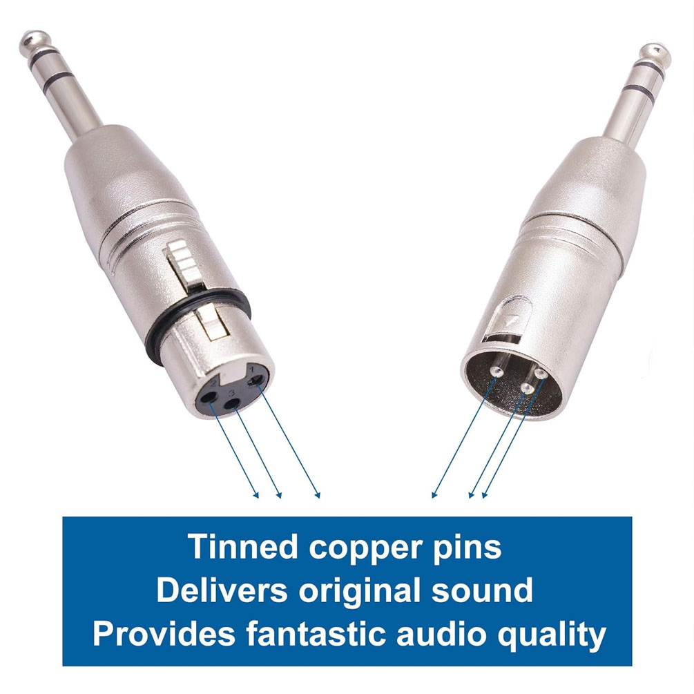 2 ADET 1/4 İnç TRS - XLR Adapt - Cable Xlr Balanced incelemesi ve fiyatı