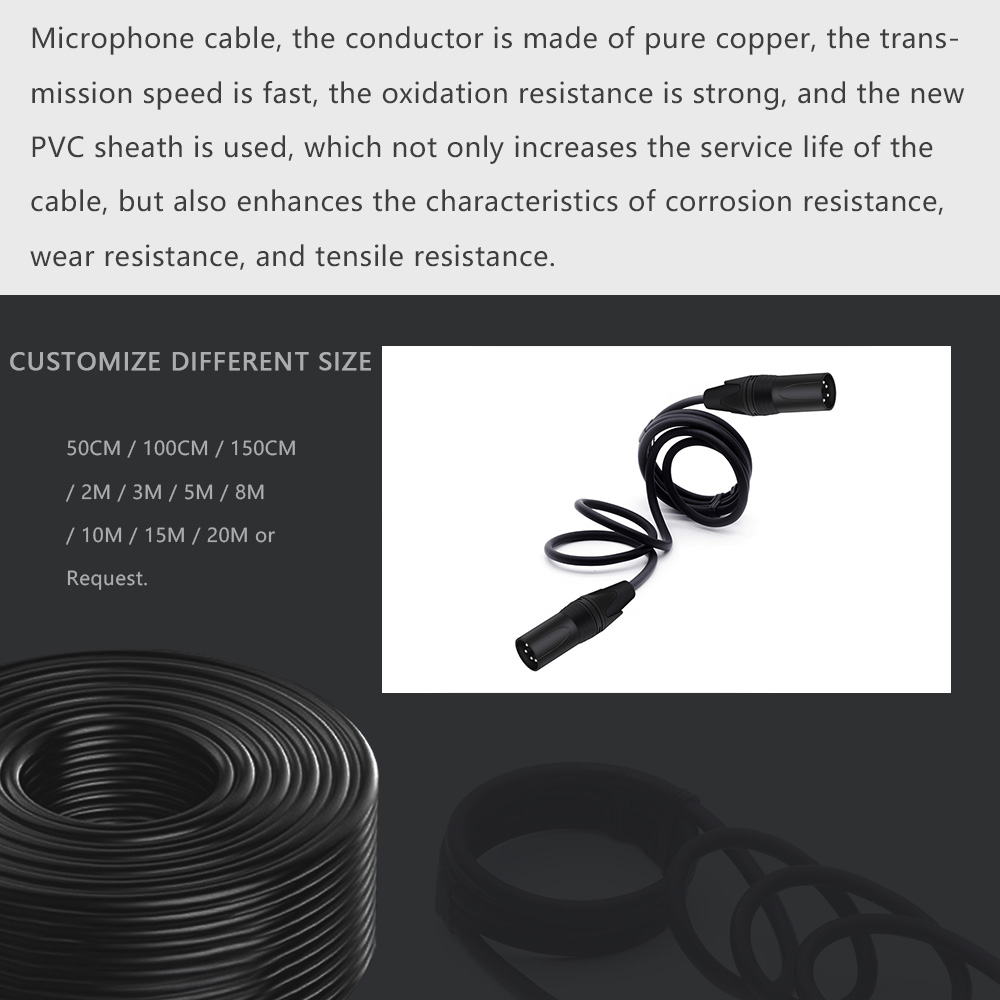 Dengeli yama kablosu XLR erkek - Cable Xlr Balanced incelemesi ve fiyatı